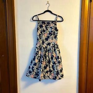 🛑sold🛑Vintage cotton corset sun dress with corset boning!